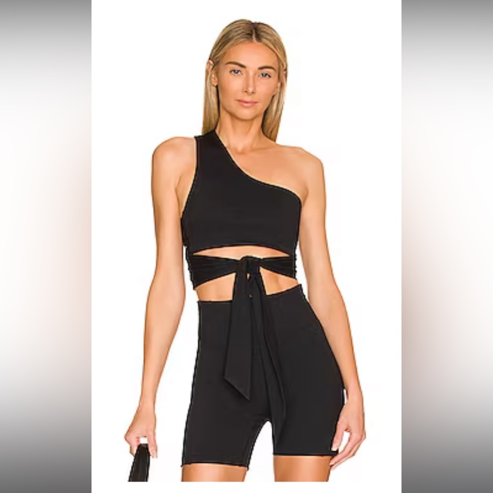 Le Ore Tivoli Wrap Bra and Biker Short Set